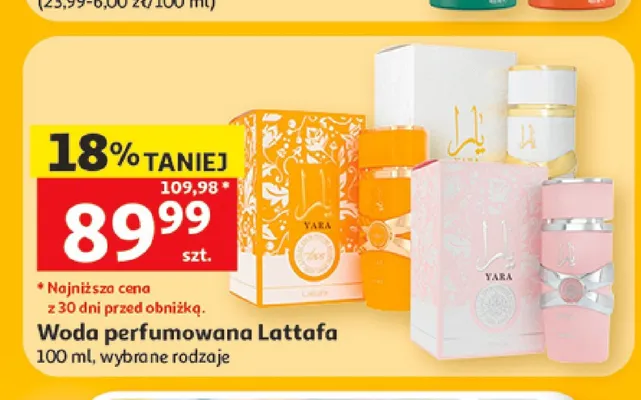 Woda perfumowana Lattafa promocja w Auchan