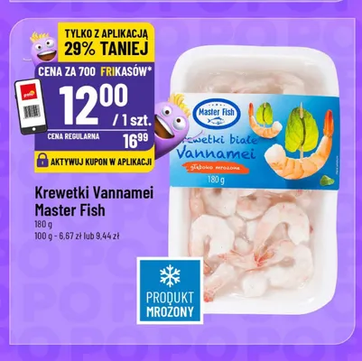 Krewetki Vannamei Master Fish promocja w POLOmarket