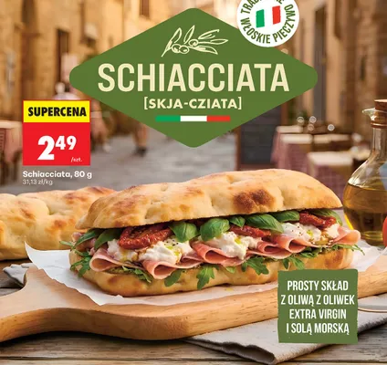 Schiacciata promocja w Biedronka