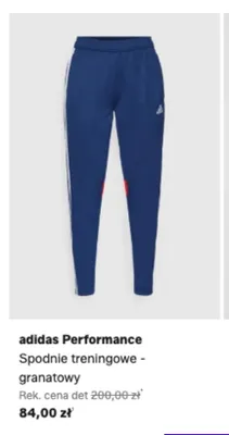 Spodnie treningowe adidas Performance granatowy promocja w Lounge by Zalando