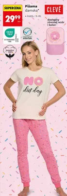 Piżama damska, różne wzory i kolory promocja w Biedronka