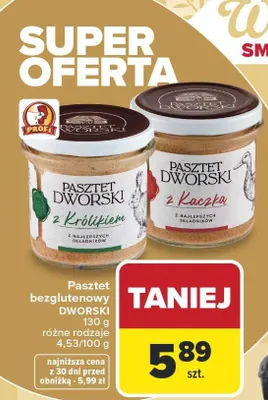 Pasztet bezglutenowy różne rodzaje promocja w Carrefour