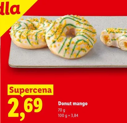 Donut mango promocja w Lidl