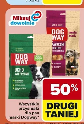 Wszystkie przysmaki dla psa marki Dogway Dog Way promocja w Carrefour Market