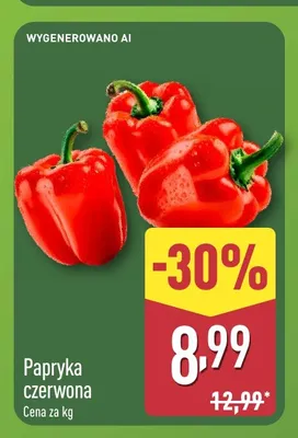 Papryka czerwona promocja w Aldi