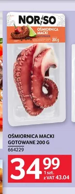 Ośmiornica macki gotowane Nor/so promocja w Selgros