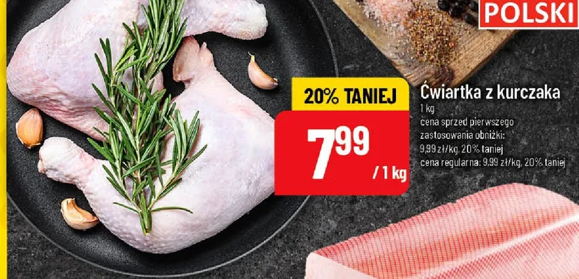 Ćwiartka z kurczaka promocja w POLOmarket