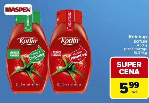 Ketchup Kotlin promocja w Carrefour