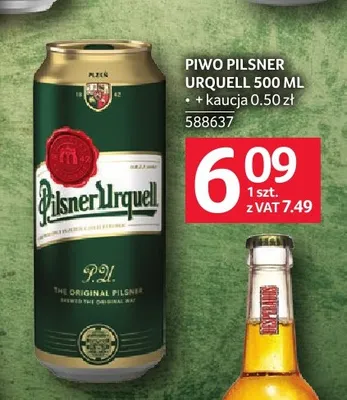 Piwo Pilsner Urquell promocja w Selgros