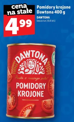 Pomidory krojone Dawtona promocja w TOPAZ