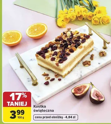 Kostka świąteczna promocja w Carrefour