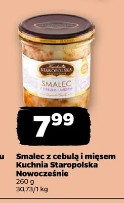 Smalec z cebulą i mięsem Kuchnia Staropolska Nowocześnie promocja w Netto