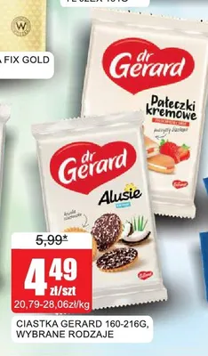 Ciastka Pałeczki kremowe Dr Gerard promocja w Bingo