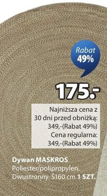 Dywan MASKROS promocja w Jysk