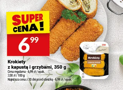 Krokiety z kapustą i grzybami Białecki Kuchnia promocja w Twój Market