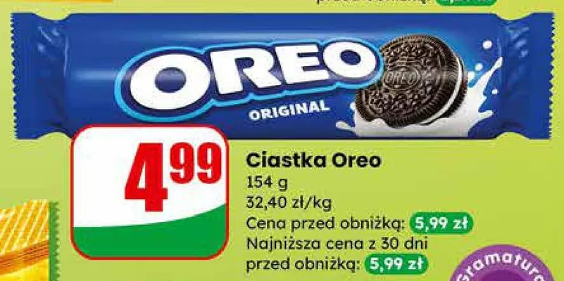 Ciastka Oreo promocja w Dino