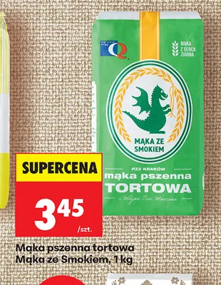 Mąka pszenna tortowa Mąka ze Smokiem promocja w Biedronka