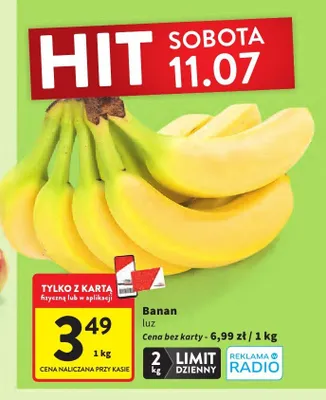 Banan luz promocja w Intermarche