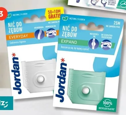 Nić dentystyczna Jordan Everyday promocja w Dealz