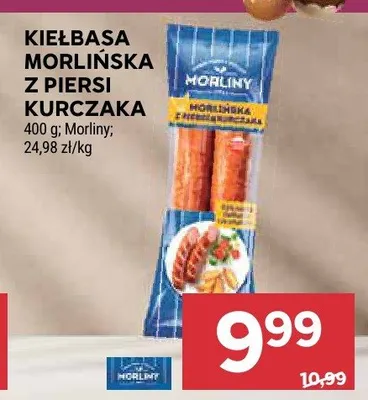 Kiełbasa morlińska z piersi kurczaka promocja w Stokrotka