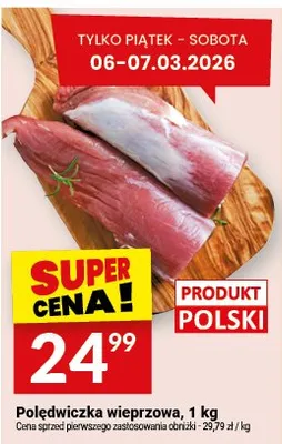 Polędwiczka wieprzowa promocja w Twój Market