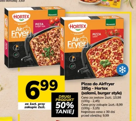 Pizza do AirFryer burger style Hortex promocja w Hitpol