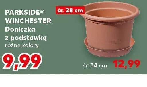 Doniczka z podstawką WINCHESTER PARKSIDE śr. 34cm promocja w Kaufland