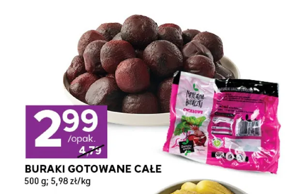 Buraki gotowane całe promocja w Stokrotka