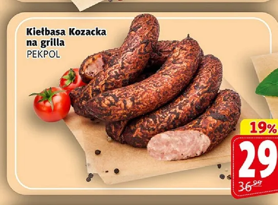 Kiełbasa Kozacka na grilla Pekpol promocja w Prim Market