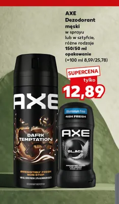 Dezodorant męski w sprayu Axe promocja w Kaufland