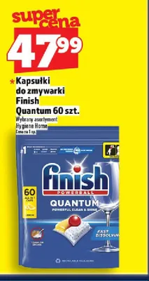 Kapsułki do zmywarki Finish Quantum 60szt promocja w TOPAZ