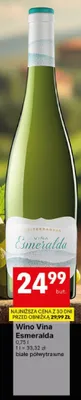 Wino Vina Esmeralda białe półwytrawne promocja w Delikatesy Centrum