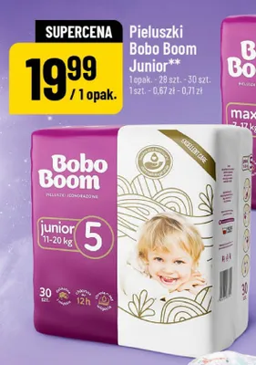 Pieluszki Bobo Boom Junior promocja w POLOmarket