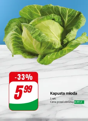 Kapusta młoda promocja w Dino