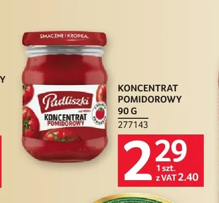 Koncentrat pomidorowy Pudliszki promocja w Selgros
