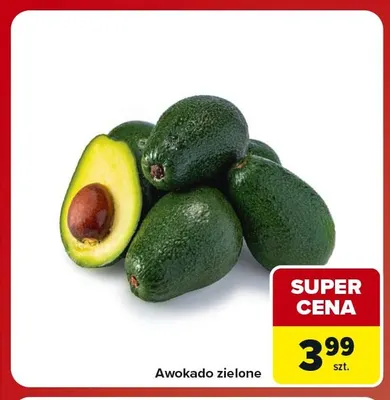 Awokado zielone promocja w Carrefour Market