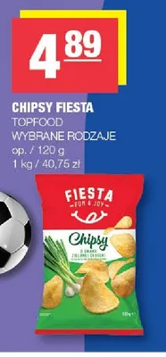 Chipsy Fiesta Topfood promocja w SPAR
