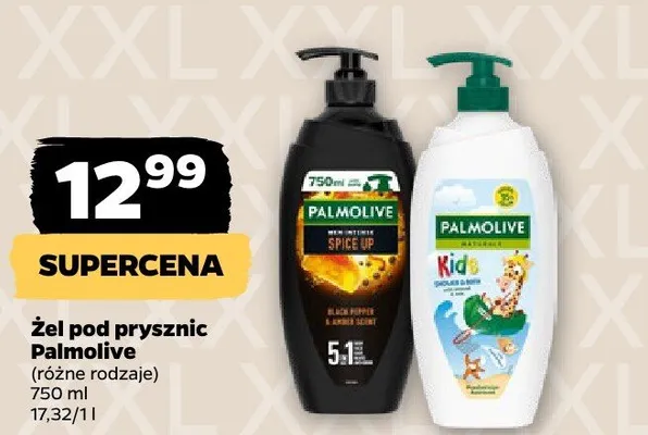 Żel pod prysznic różne rodzaje promocja w Netto