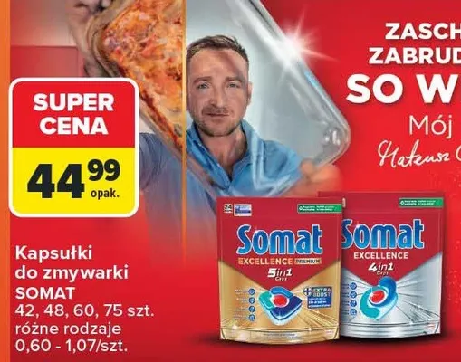 Kapsułki do zmywarki różne rodzaje promocja w Carrefour
