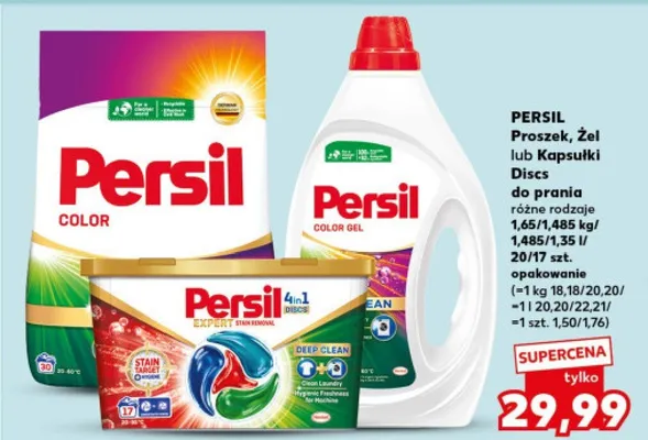 Proszek do prania różne rodzaje promocja w Kaufland