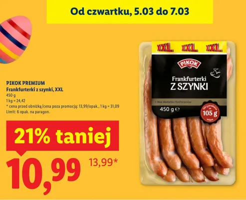 Frankfurterki promocja w Lidl