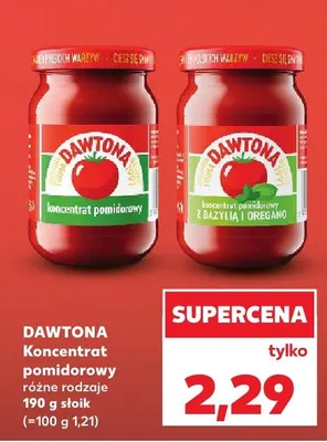 Koncentrat pomidorowy różne rodzaje promocja w Kaufland