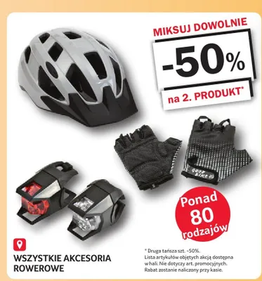 Akcesoria rowerowe promocja w Selgros
