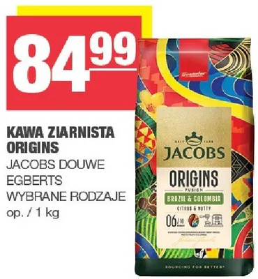 Kawa ziarnista Origins promocja w SPAR