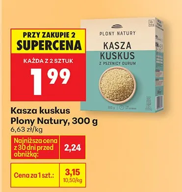 Kasza kuskus z pszenicy durum promocja w Biedronka