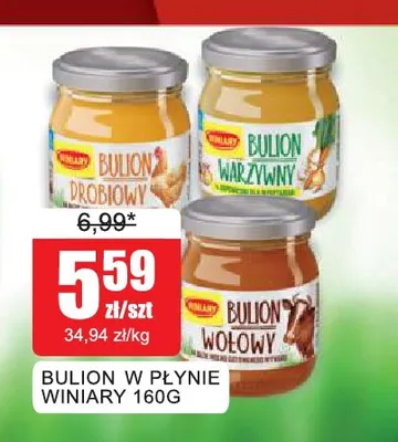 Bulion w płynie warzywny Winiary promocja w Bingo