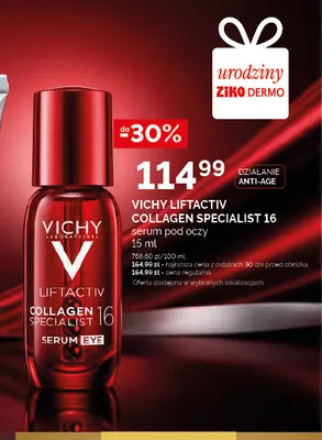 Serum pod oczy Vichy Liftactiv Collagen Specialist 16 promocja w Ziko Dermo