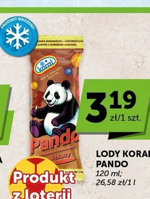 Lody Koral Pando promocja w Groszek
