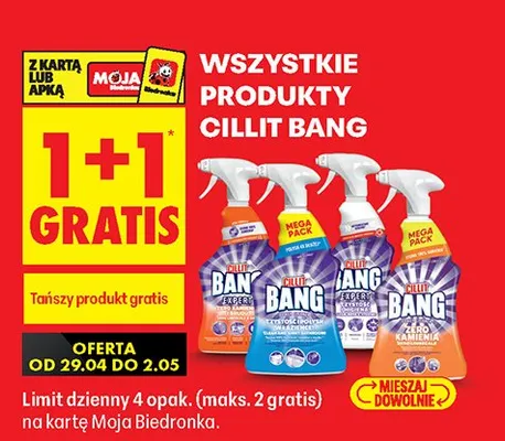 Środki czystości Cillit Bang promocja w Biedronka