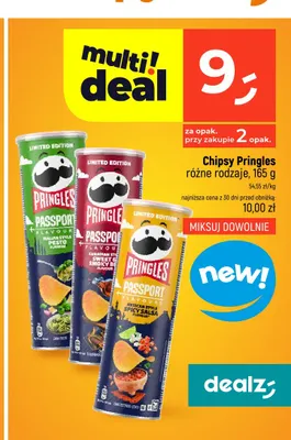 Chipsy Pringles Passport Italian Style Pesto promocja w Dealz